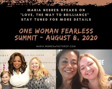 🔥 UPCOMING EVENT 🔥 Maria speaks for One Woman Fearless Summit - August 2020