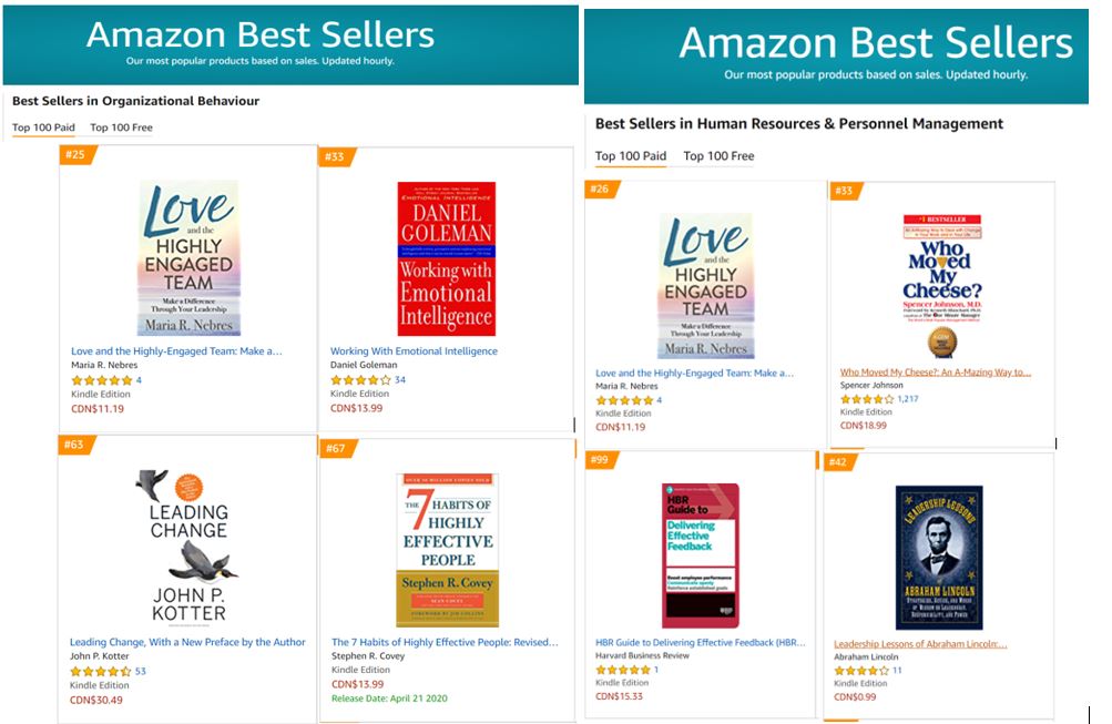 Love and the Highly Engaged Team ranks in Top 100 - Get Your Copy!